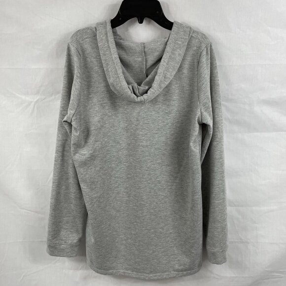SJS Gray Hooded Light-weight Sweatshirt Size M - Picture 6 of 10